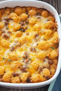 Tater Tot Sausage Breakfast Casserole