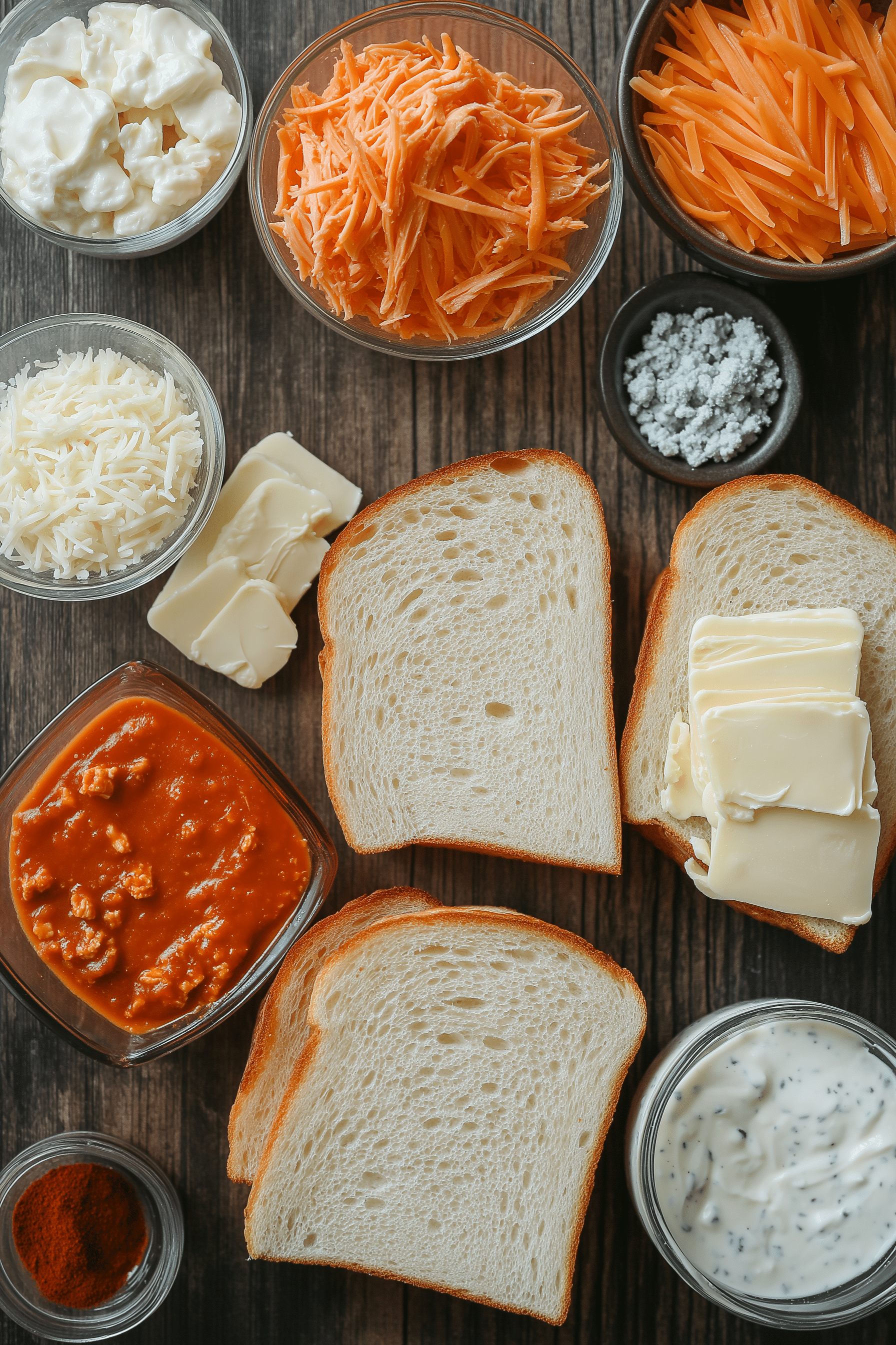 Buffalo Chicken Grilled Cheese Recipe