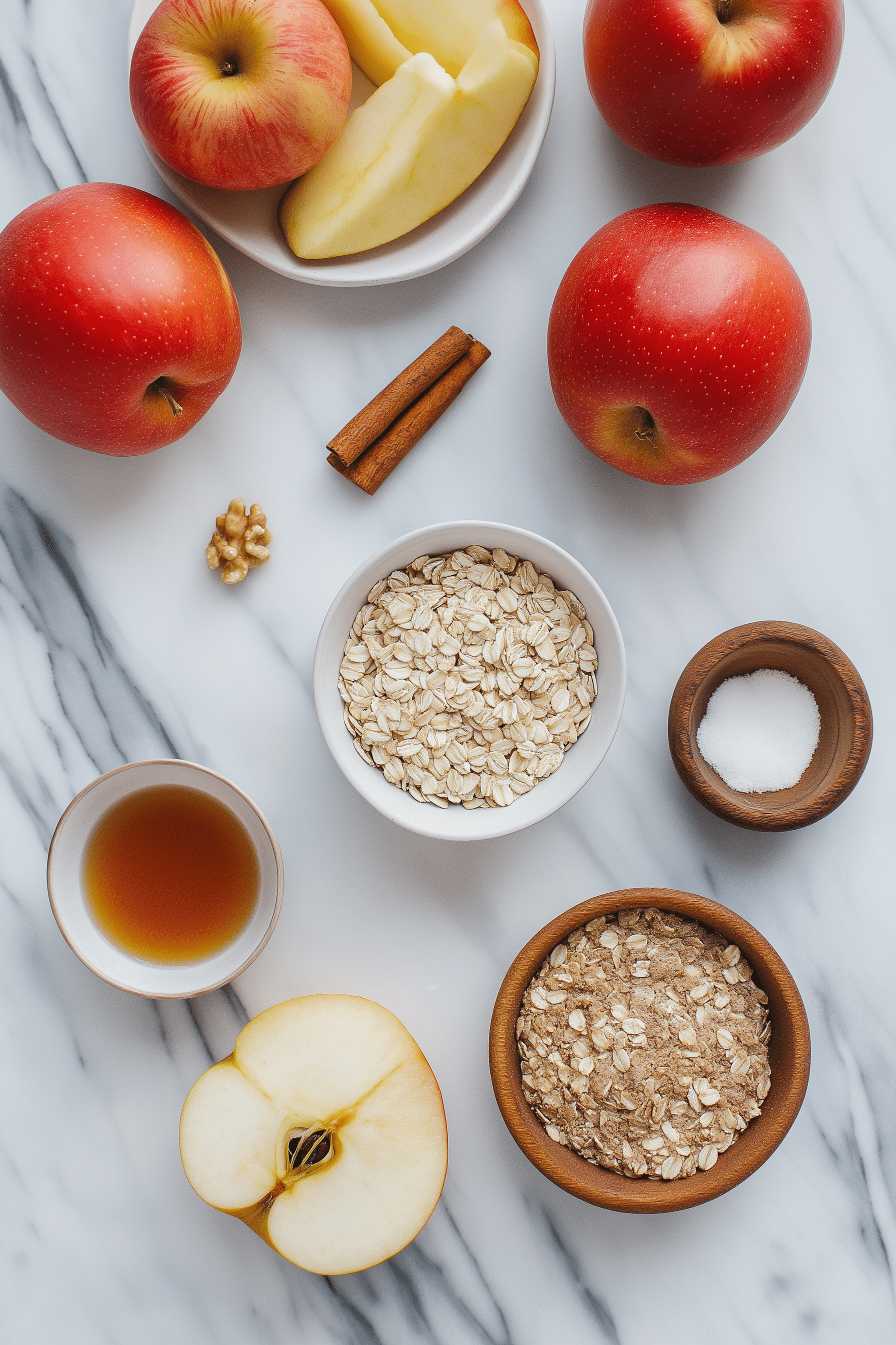 Healthy Breakfast Apple Crumble