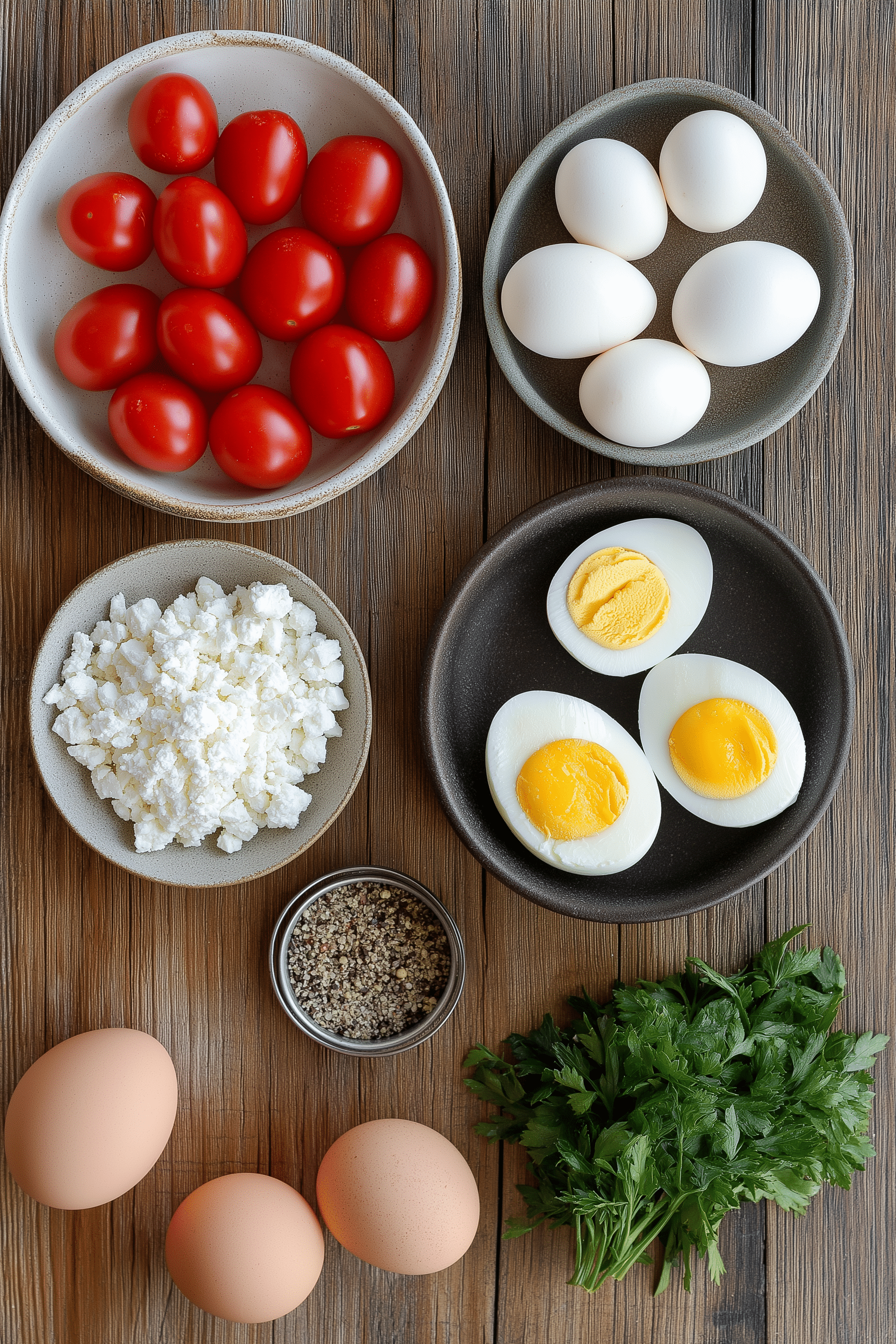 Baked Feta Eggs