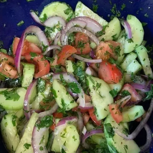 Refreshing Cucumber Tomato Salad