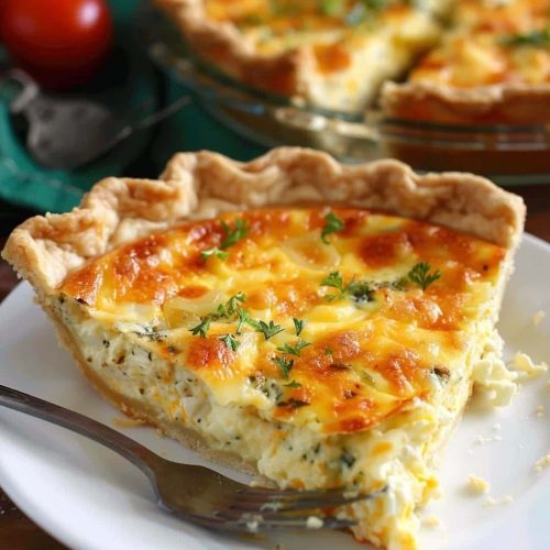 Three Cheese Quiche