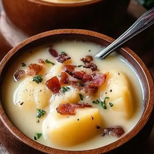 Creamy Potato Soup with Bacon