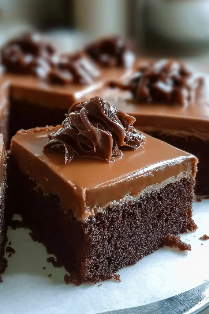 Easy Texas Turtle Sheet Cake