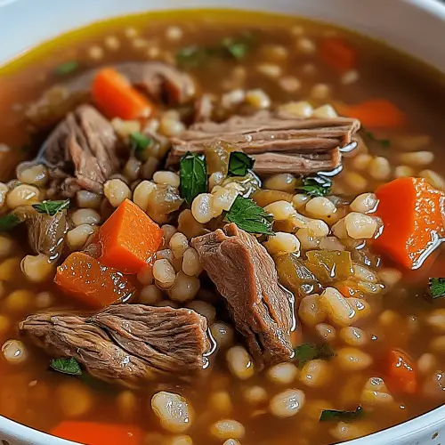 Beef and Barley Soup