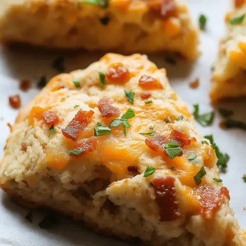 Savory Bacon Cheddar Scones