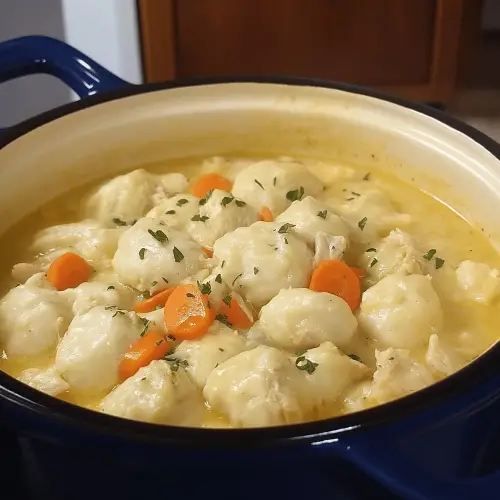 Best Ever Crock Pot Chicken and Dumplings