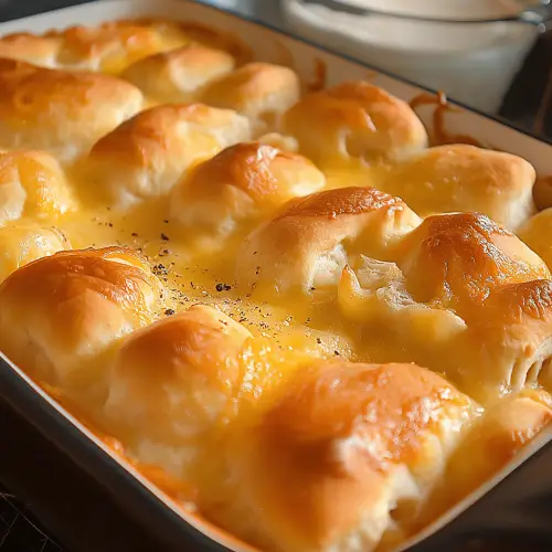 Chicken Bubble Biscuit Bake Casserole