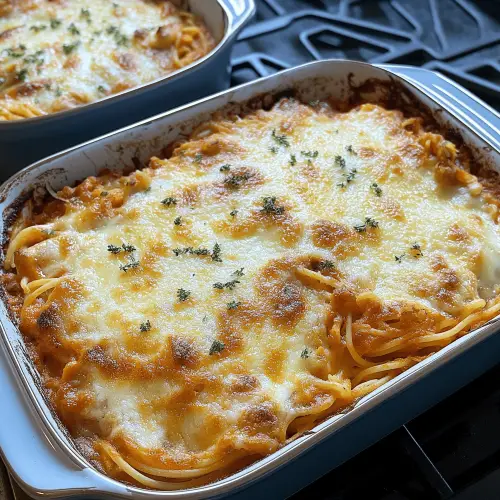 Baked Cream Cheese Spaghetti