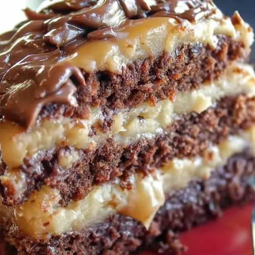 Homemade German Chocolate Cake