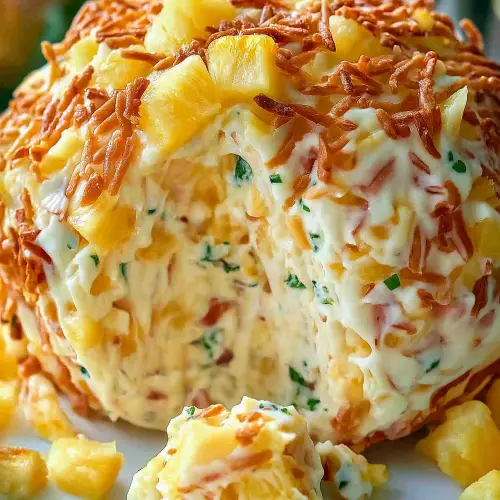 Heavenly Pineapple Cheeseball