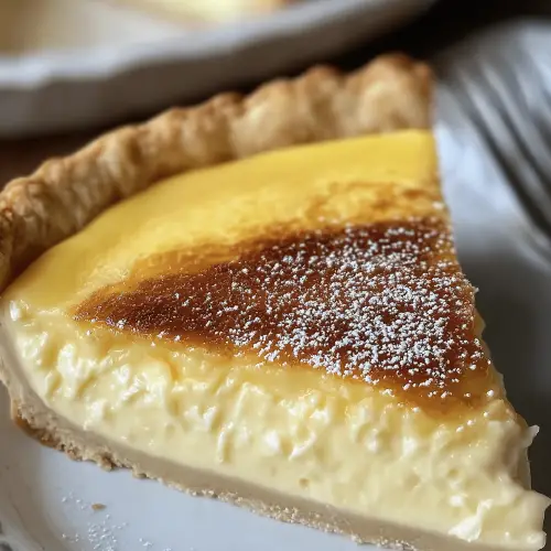 OLD SCHOOL EGG CUSTARD PIE