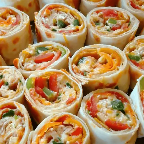 Mexican Chicken Pinwheels