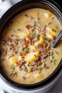 Slow Cooker Creamy Potato Bacon Soup