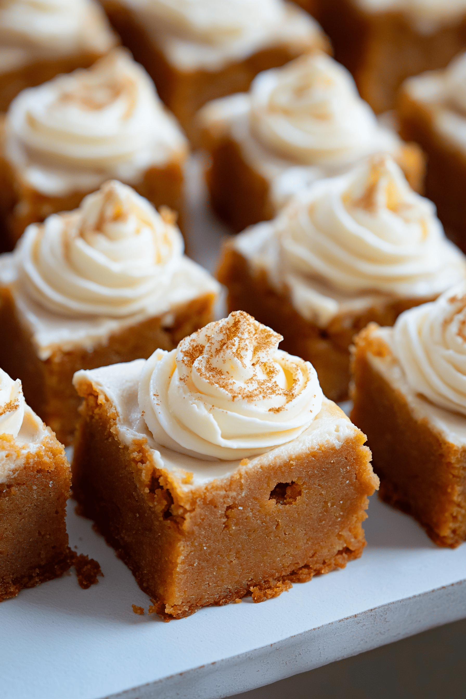 Pumpkin Bars with Cream Cheese Frosting