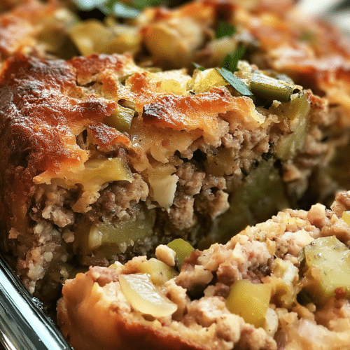 Turkey Stuffing Meatloaf