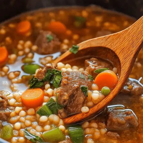 Beef and Barley Soup Recipe