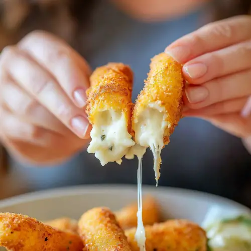Crispy Mozzarella Sticks