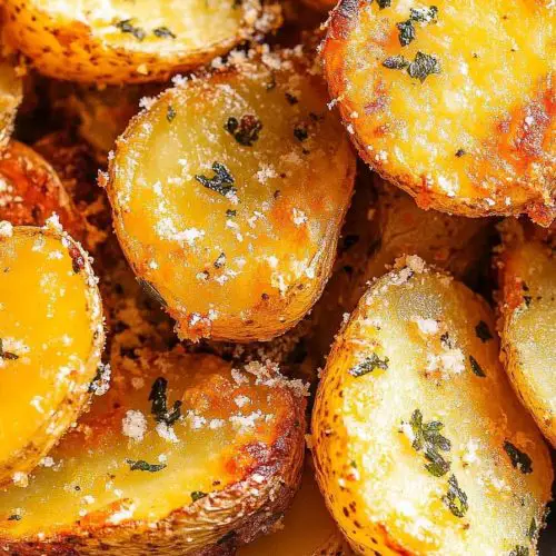 Crispy Crunchy Parmesan Potatoes – Golden, Crunchy, and Full of Flavor