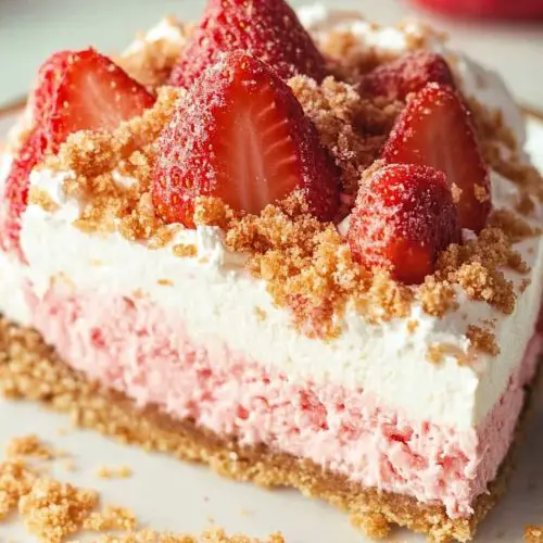 Strawberry Crunch Cheesecake