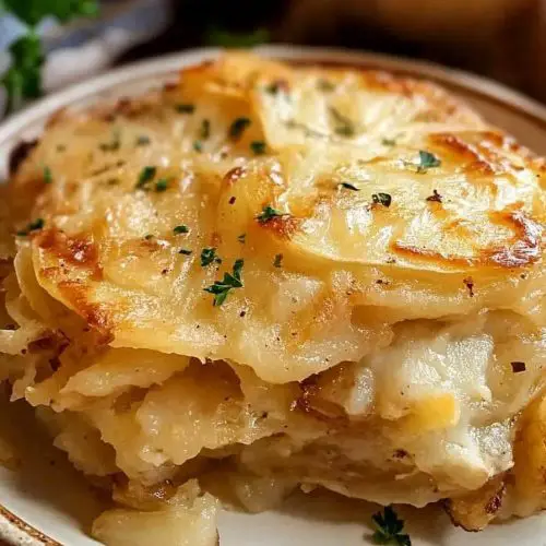 French Onion Potato Bake