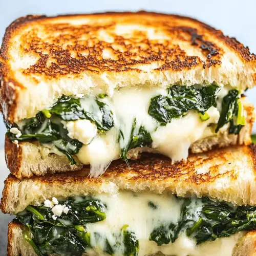 Spinach and Feta Grilled Cheese