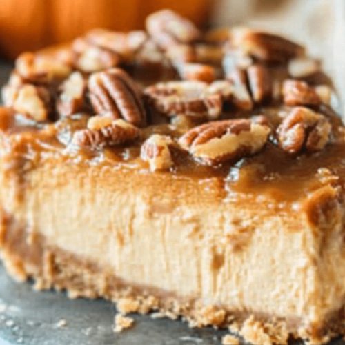 Pecan Pie Pumpkin Cheesecake