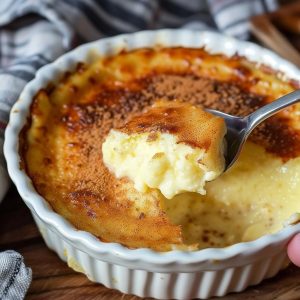 Making Amish Baked Custard