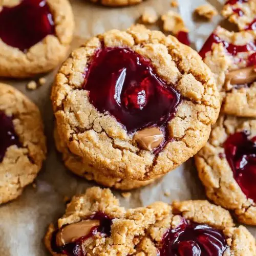 Peanut Butter and Jelly Cookies