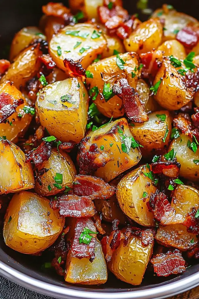 Honey Bacon Roasted Potatoes