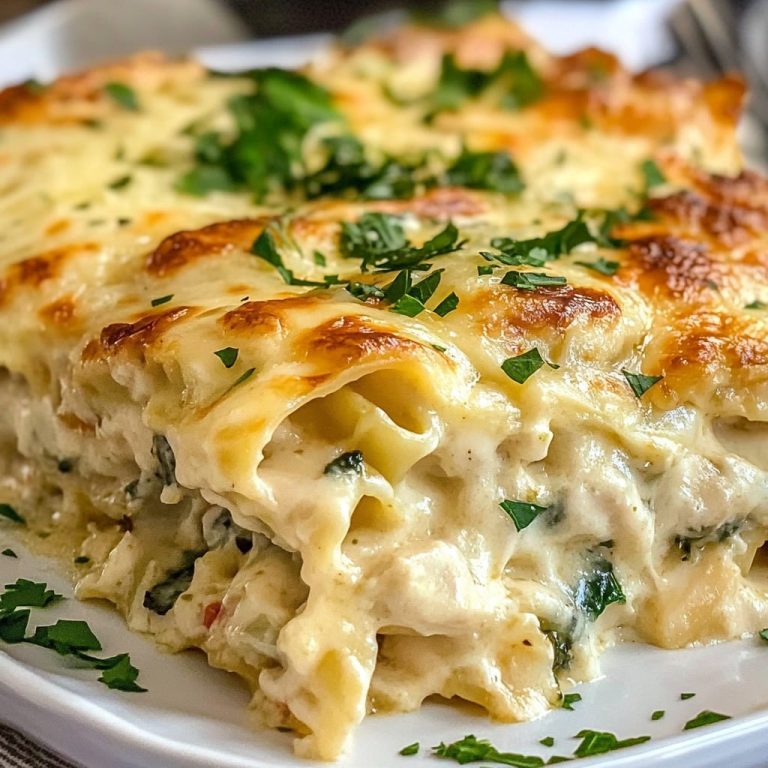 Chicken Alfredo Lasagn