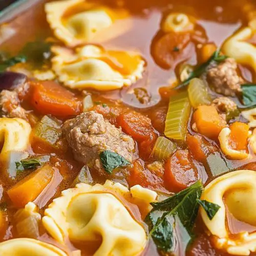 HEARTY TORTELLINI SOUP