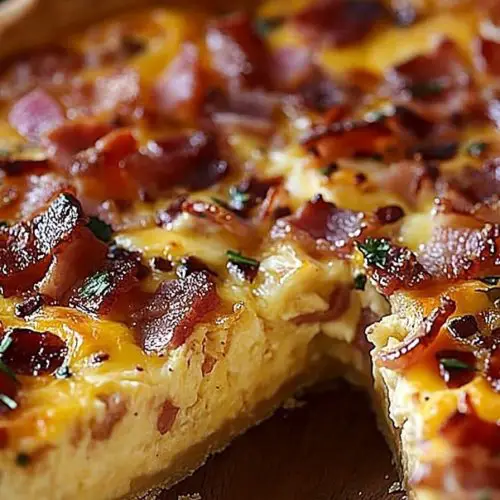 Bacon and Cheese Quiche