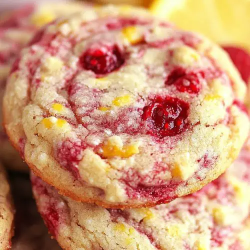 Lemon Raspberry Cookies
