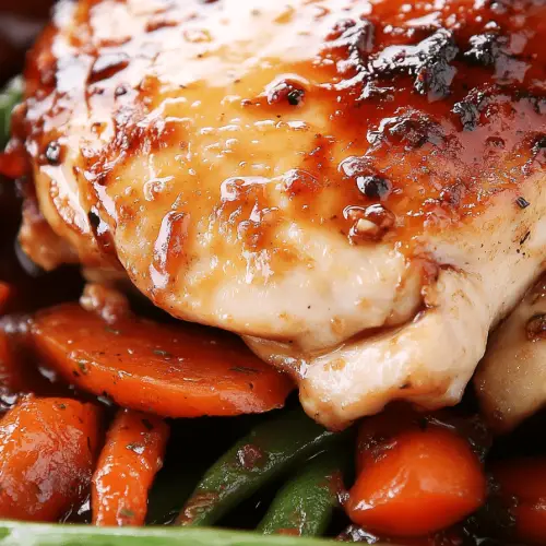 One Pan Balsamic Chicken