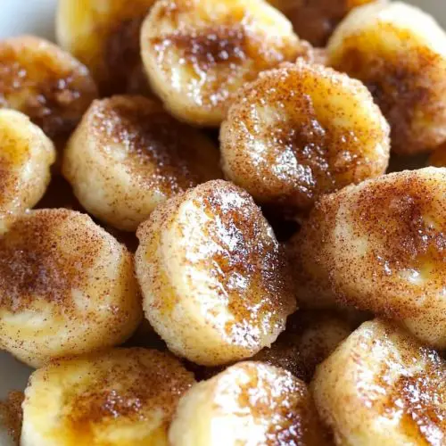 Pan Fried Cinnamon Bananas