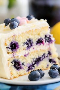 LEMON BLUEBERRY CAKE