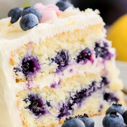 LEMON BLUEBERRY CAKE
