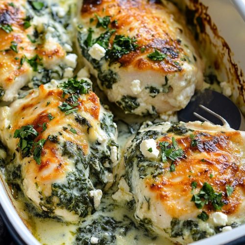 Spinach and Feta Baked Chicken