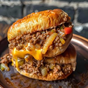 Philly Cheesesteak Sloppy Joes