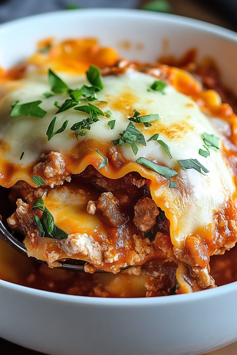 Slow Cooker Ravioli Lasagna