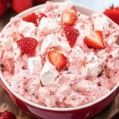 Strawberry Shortcake Fluff Salad