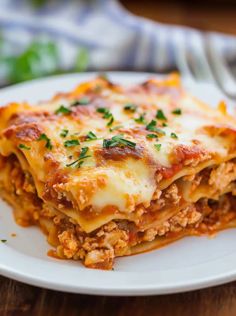 Easy & Cheesy Homemade Lasagna