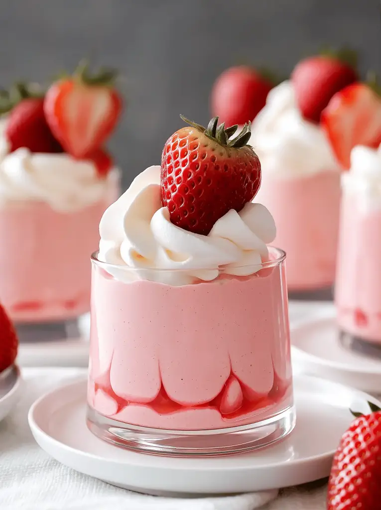 Strawberry Mousse Recipe - Light, Whipped, and so Delicious!