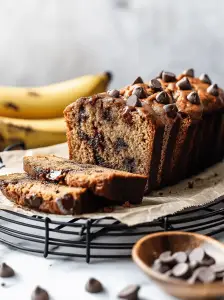 Super Moist Chocolate Chip Banana Bread
