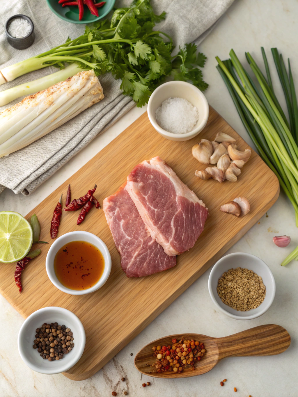 Asian Pork Tenderloin ingredients