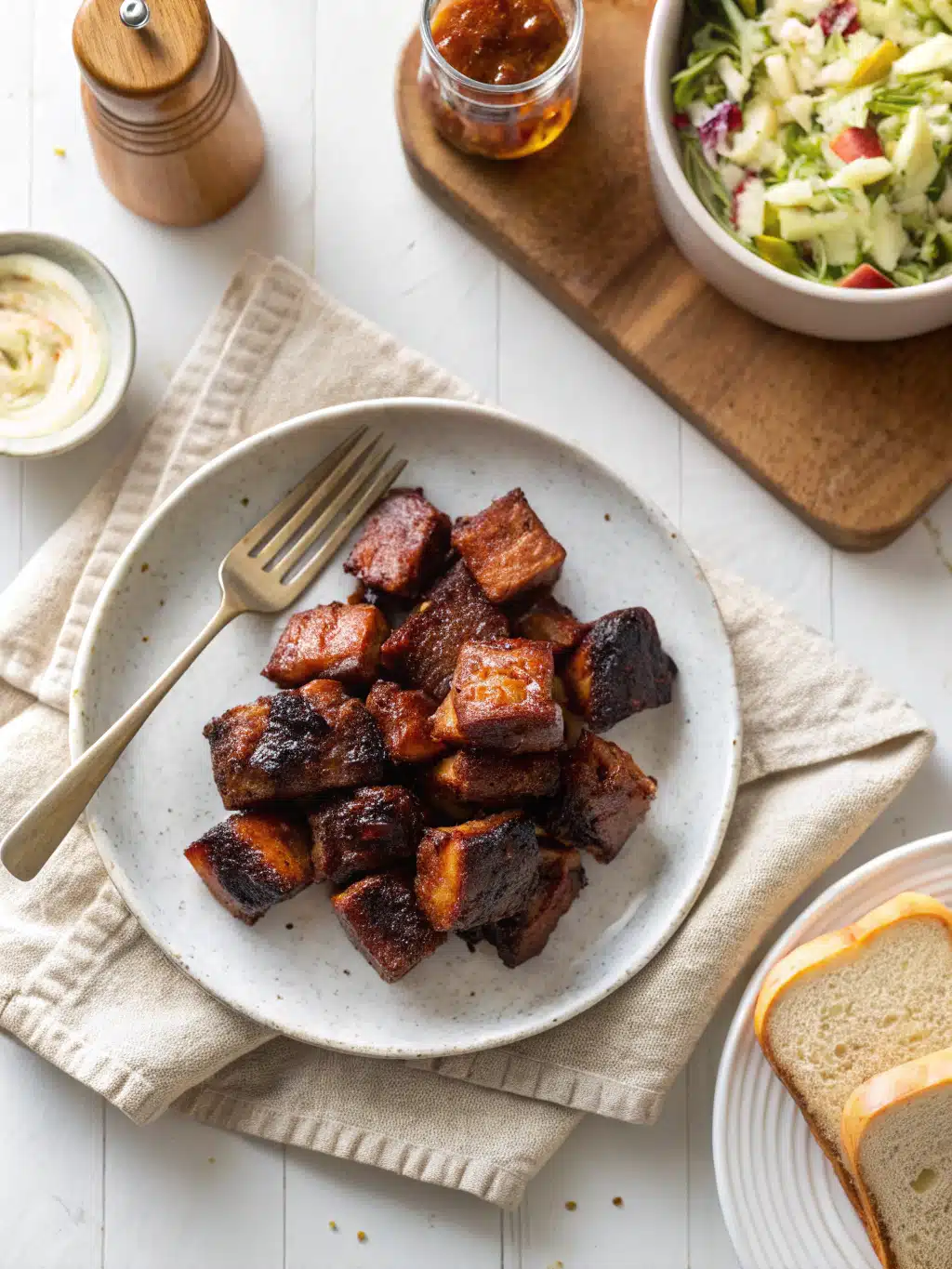 Burnt Ends BBQ serving suggestion