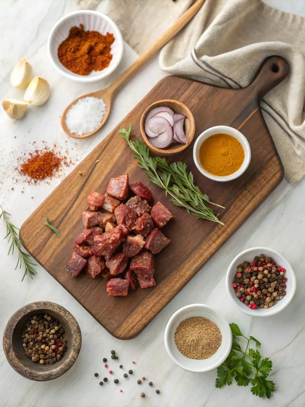 Burnt Ends BBQ ingredients
