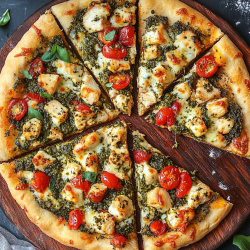 Chicken Pesto Pizza