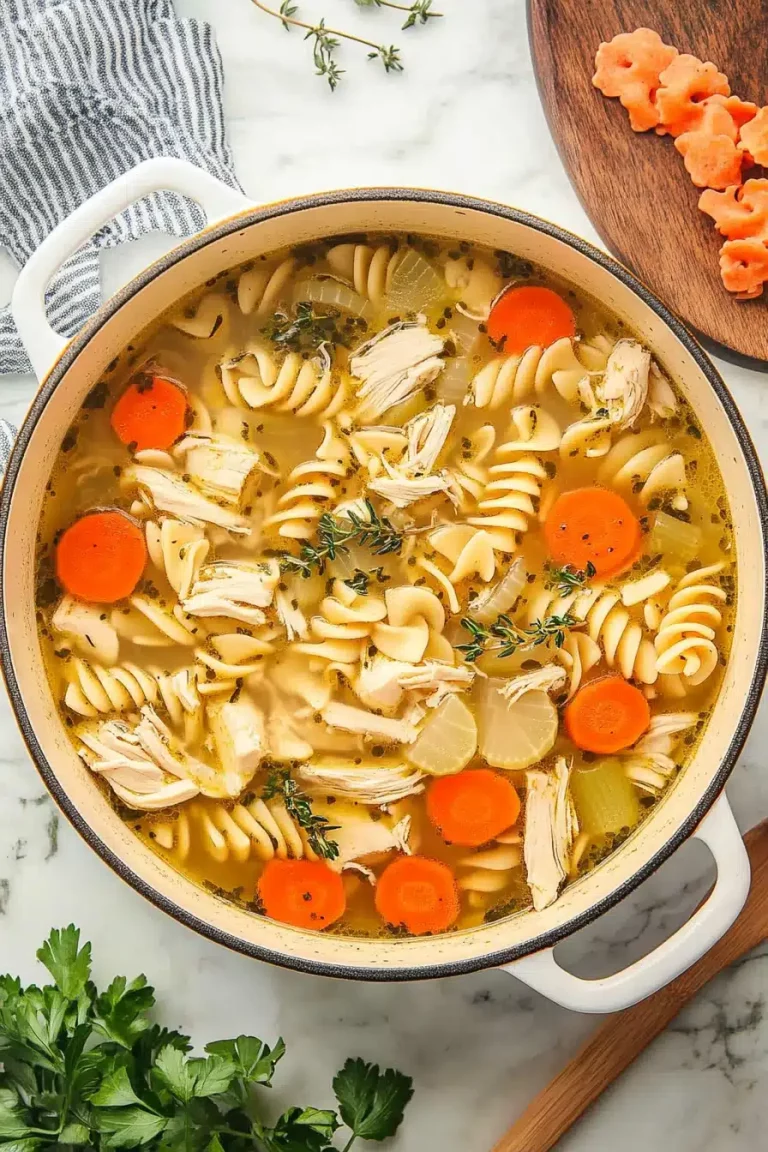 Homemade Chicken Noodle Soup